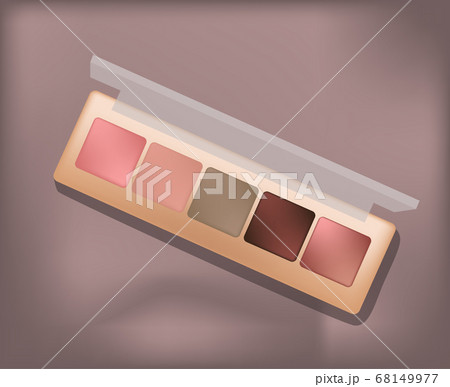 Eyeshadow palette with five different nuances. Eyeshadow palette with five different nuances. 68149977
