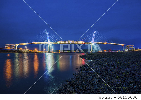 泰安 黄海 海上歩道橋 68150686