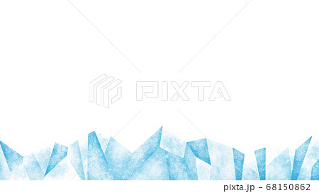 凍てついた流氷の背景のイラスト素材