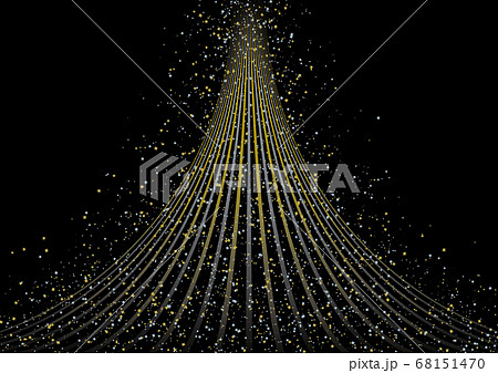 リボンと金銀の粉　ゴージャスなセレモニーのイメージ 68151470