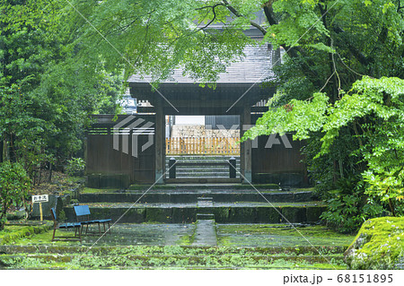 【神奈川県】大雨が降る早雲寺の総門 【神奈川県】大雨が降る早雲寺の総門 68151895