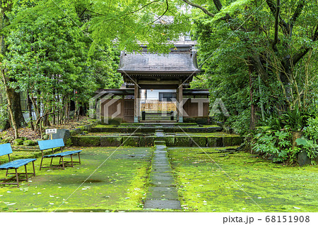 【神奈川県】緑豊かな早雲寺の総門 68151908