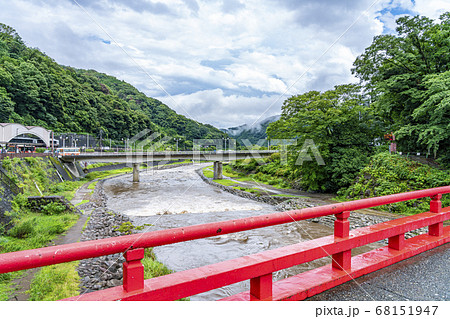 【神奈川県】箱根湯本 湯本大橋とあじさい橋 【神奈川県】箱根湯本 湯本大橋とあじさい橋 68151947