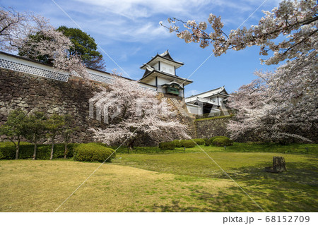 春の金沢旅行　桜咲く金沢城公園 68152709