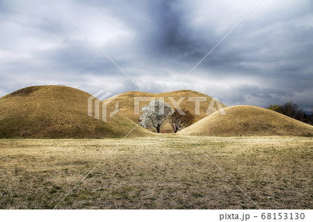 風景 古墳群 古墳 68153130