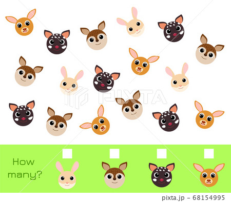 Counting Game for children with pictures. 68154995