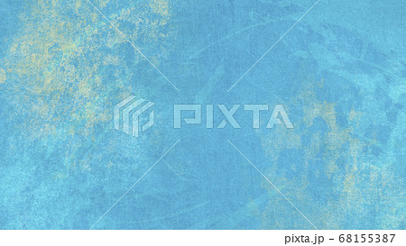 ダークでグランジな青い背景素材【16:9】 68155387