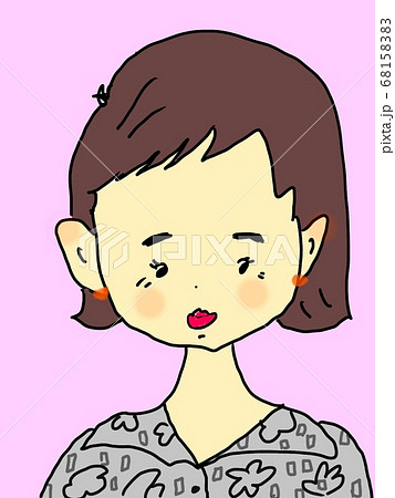 可愛くてお洒落な女性 可愛くてお洒落な女性 68158383