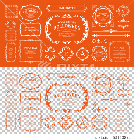 Halloween Frame Material, Happy Halloween, Party, Event, Decoration Material, Vintage Halloween Frame Material, Happy Halloween, Party, Event, Decoration Material, Vintage 68160852