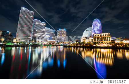 横浜みなとみらい21 夜景 横浜みなとみらい21 夜景 68161387