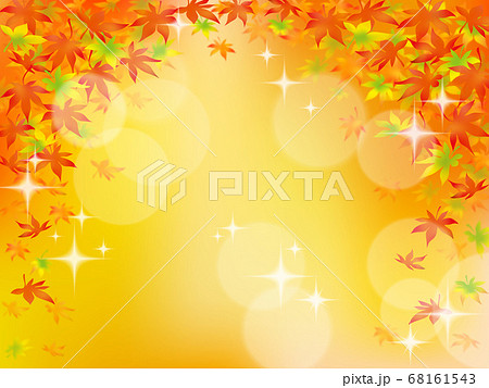 가을 단풍 이미지의 배경 자료 - 스톡일러스트 [68161543] - Pixta