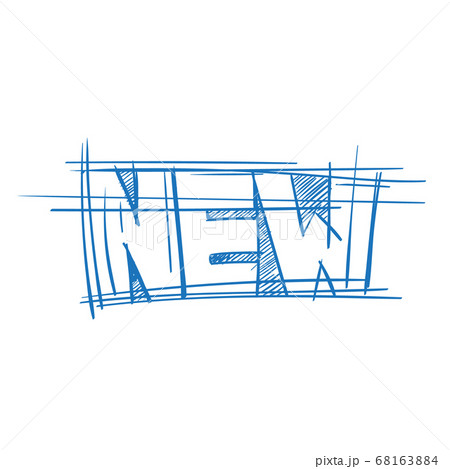 The inscription New is a sketch. 68163884