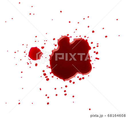 Red wine stains and drops over white 68164608
