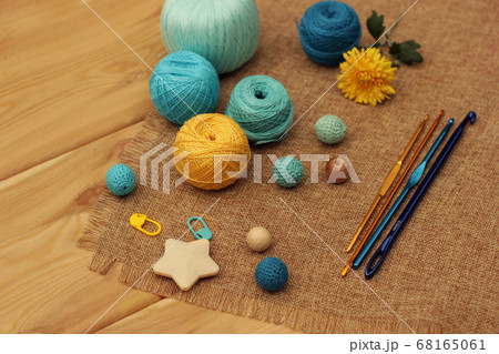 yellow and blue crochet yarn and hooks yellow and blue crochet yarn and hooks 68165061