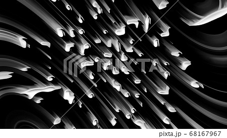 Many abstract comets fall at high speed, 3d rendering. Virtual asteroid rain, computer generated background Many abstract comets fall at high speed, 3d rendering. Virtual asteroid rain, computer generated background 68167967