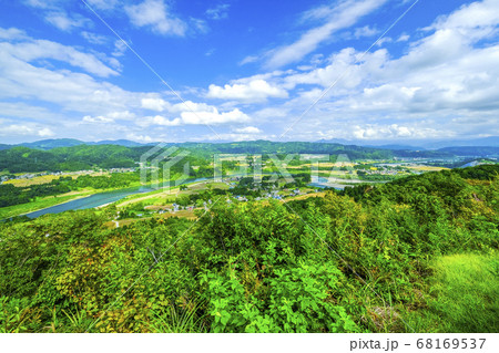 秋の空と山本山からの眺望 68169537