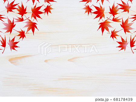 紅葉 白木 コピースペース 紅葉 白木 コピースペース 68178439