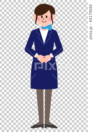 Woman in a pose 68179088