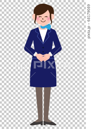 Woman in a pose 68179089