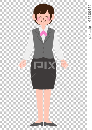 接待員女人擺姿勢 接待員女人擺姿勢 68180422