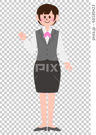 接待員女人擺姿勢 68180423