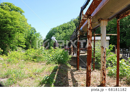 松川温泉、地熱発電用パイプ 松川温泉、地熱発電用パイプ 68181182