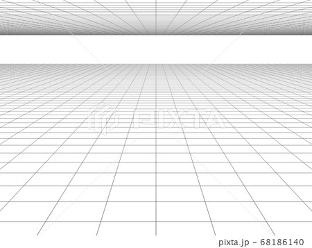 3D illustration background, perspective, perspective of a square cube or honeycomb grid. With a darker gradient background shadow to be used as a technology background 3D illustration background, perspective, perspective of a square cube or honeycomb grid. With a darker gradient background shadow to be used as a technology background 68186140