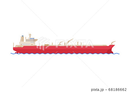 Oil Tanker Cargo Ship, Gasoline and Petroleum Production and Transportation Industry Flat Style Vector Illustration on White Background Oil Tanker Cargo Ship, Gasoline and Petroleum Production and Transportation Industry Flat Style Vector Illustration on White Background 68186662