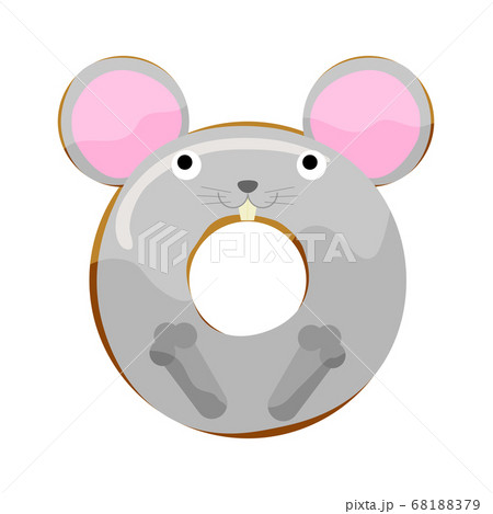 Cute mouse donut vector illustration Cute mouse donut vector illustration 68188379