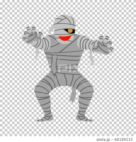 襲ってくるミイラ男 68189133