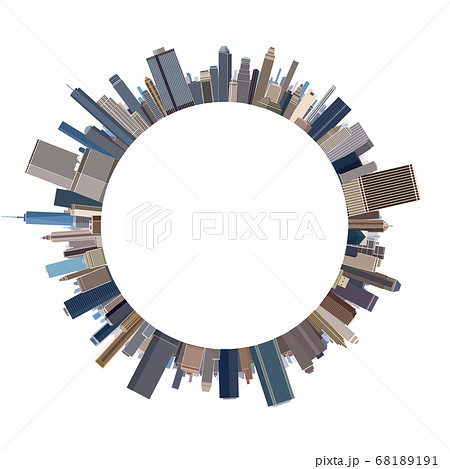 摩天楼 大都会のビル群 フレーム 摩天楼 大都会のビル群 フレーム 68189191