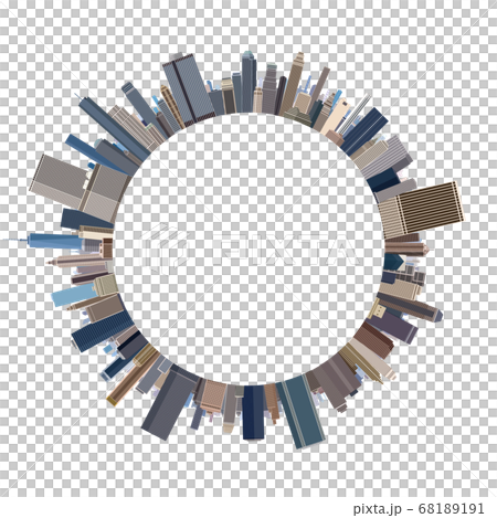 摩天楼 大都会のビル群 フレーム 摩天楼 大都会のビル群 フレーム 68189191