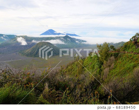 朝のブロモ山の景色 (インドネシア・ブロモ・テンゲル・スメル国立公園) 朝のブロモ山の景色 (インドネシア・ブロモ・テンゲル・スメル国立公園) 68189450