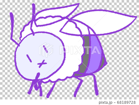 蠟筆色蜜蜂（紫色） 68189728