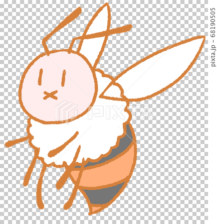 飛粉彩蜜蜂（橙色） 68190505