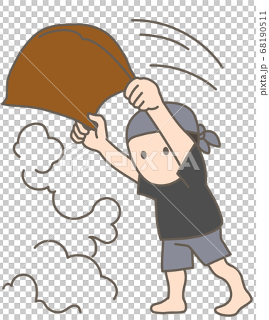 サウナ施設スタッフによるアウフグースで蒸気を浴びる 68190511