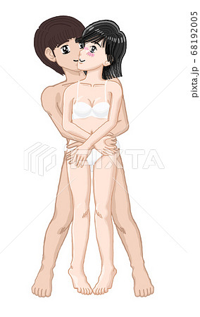 由貴　抱き合う若い男女　セックスをイメージしたイラスト40 68192005