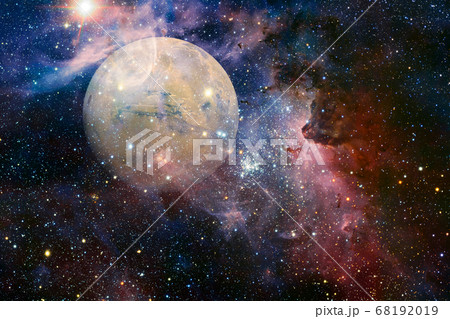 Planet Mars. Solar system. Elements of this image furnished by NASA 68192019