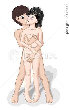 由貴　抱き合う若い男女　セックスをイメージしたイラスト39 68192337