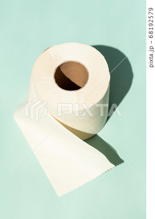 Bamboo toilet paper in sunlight. 68192579
