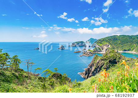 静岡県賀茂郡南伊豆町　ヒリゾ浜　トガイ浜 68192937