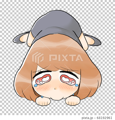A woman who collapses in a suit 68192961