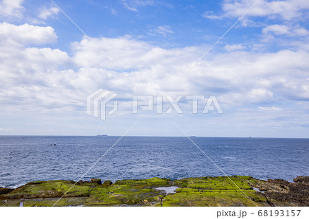 （静岡県）伊豆半島ジオパークの恵比須島　千畳敷 68193157