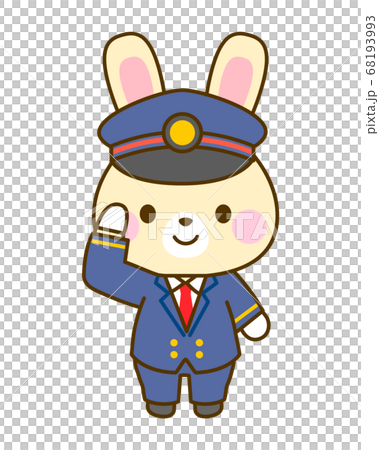 車站工作人員的插圖 68193993