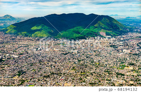 Aerial view of Rio de Janeiro suburbs in Brazil Aerial view of Rio de Janeiro suburbs in Brazil 68194132