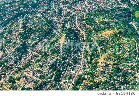 Aerial view of Rio de Janeiro suburbs in Brazil 68194136