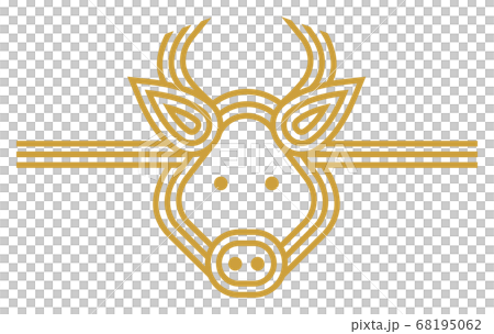 2021年（靈和三年）新年賀卡材料水木插圖/牛臉 68195062