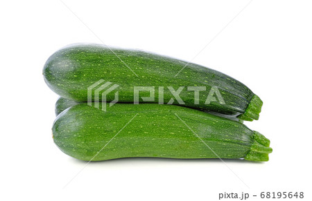 Zucchini cucumber isolated on white background Zucchini cucumber isolated on white background 68195648