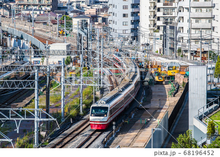 日本の東京都市景観 東武伊勢崎線などを望む 日本の東京都市景観 東武伊勢崎線などを望む 68196452