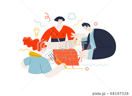 Business topics - project collaboration Business topics - project collaboration 68197326